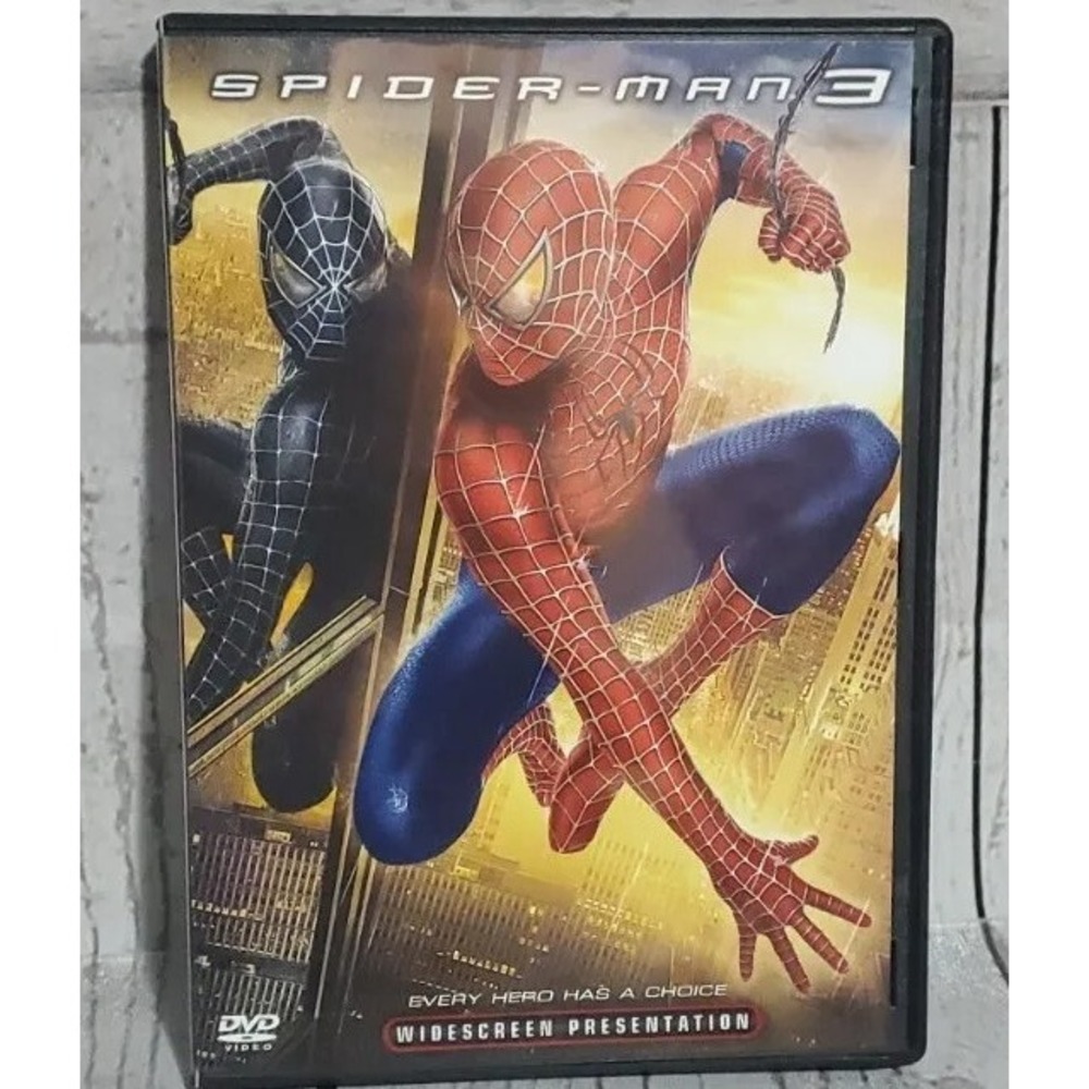 Spider-Man 3‎ DVD 2007 Widescreen Presentation Tobey Maguire Marvel Action Movie